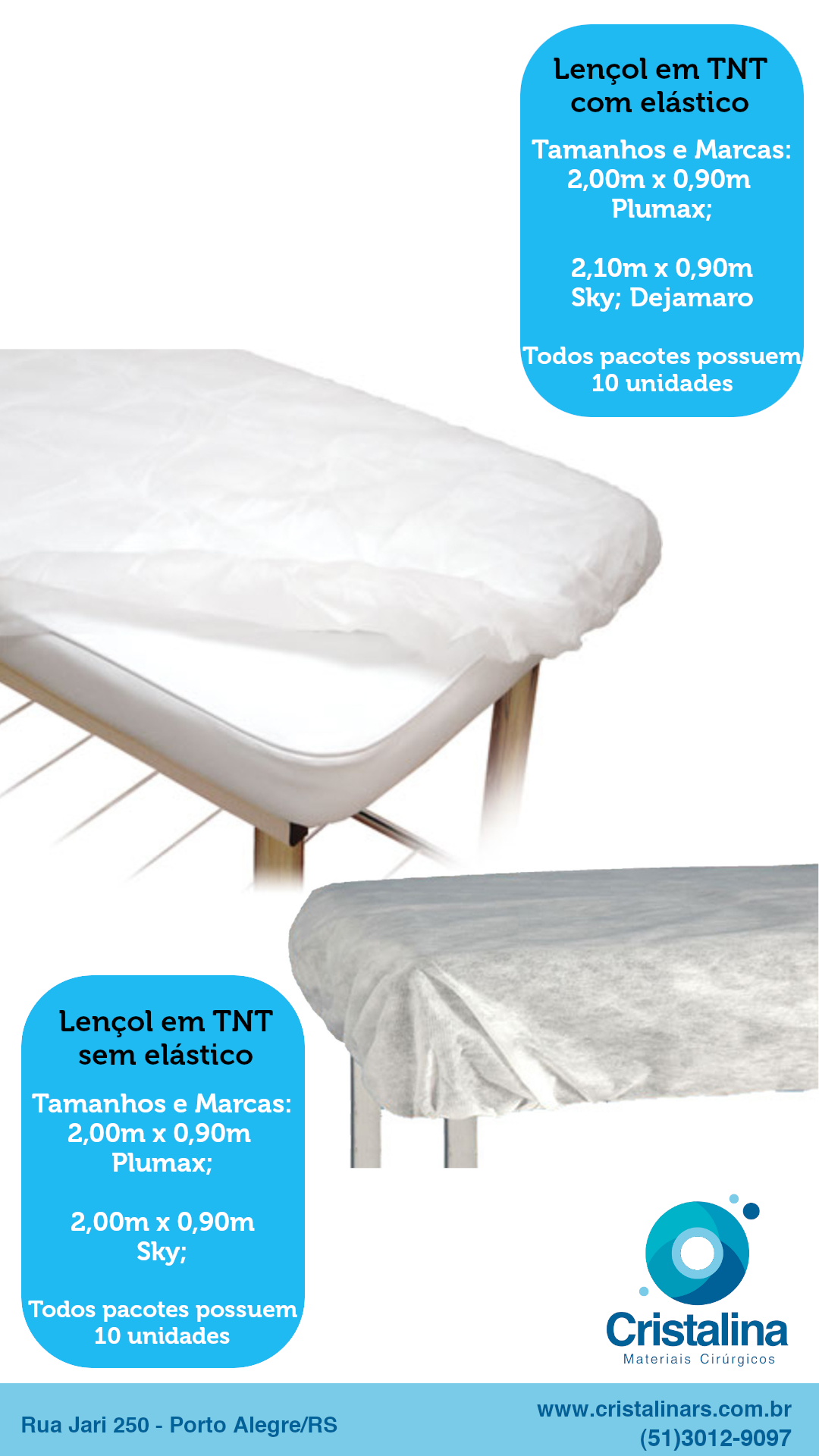 Lençol de TNT, Lençol TNT, Lençol com elástico TNT