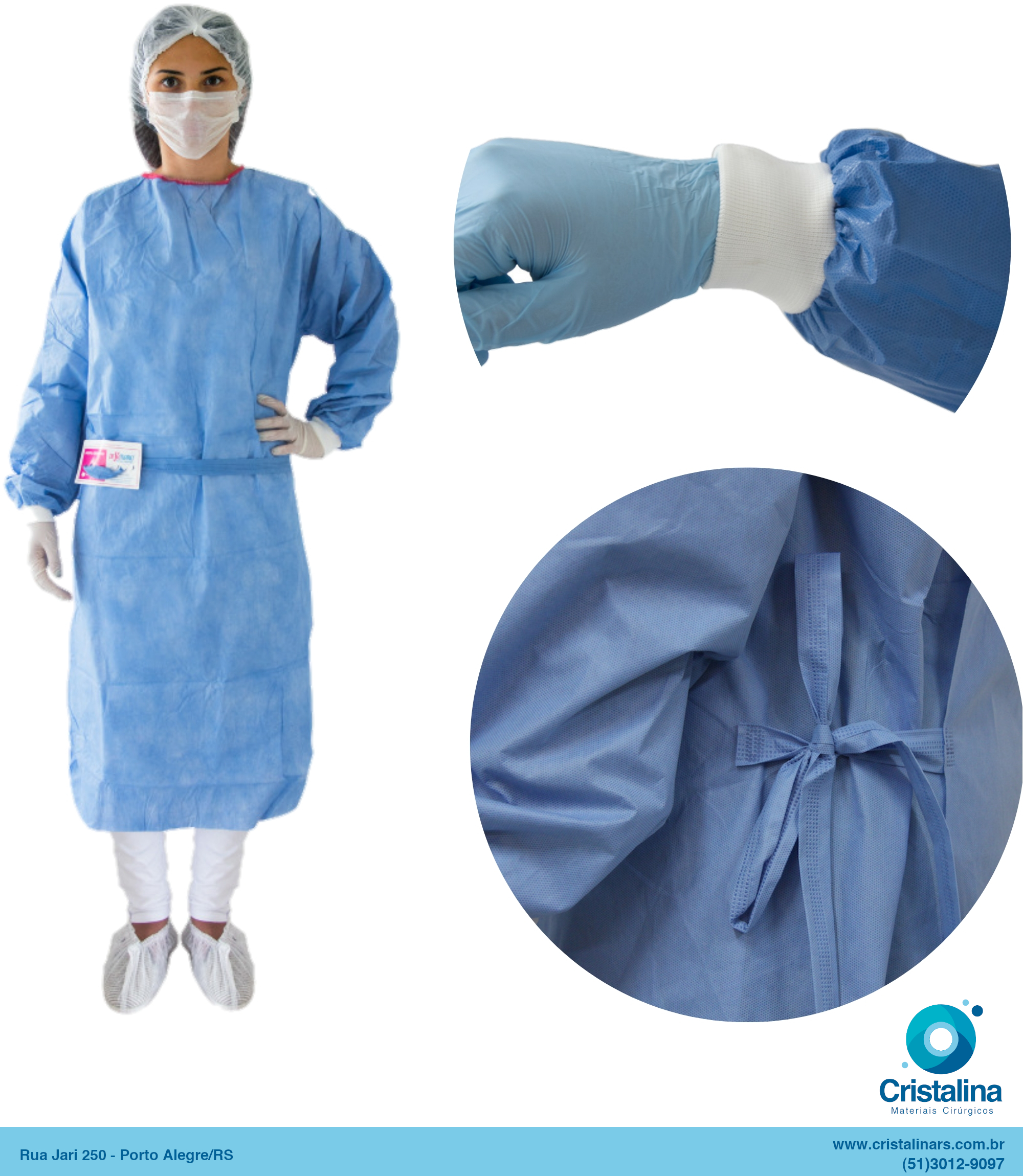 Avental SMS cirurgico 