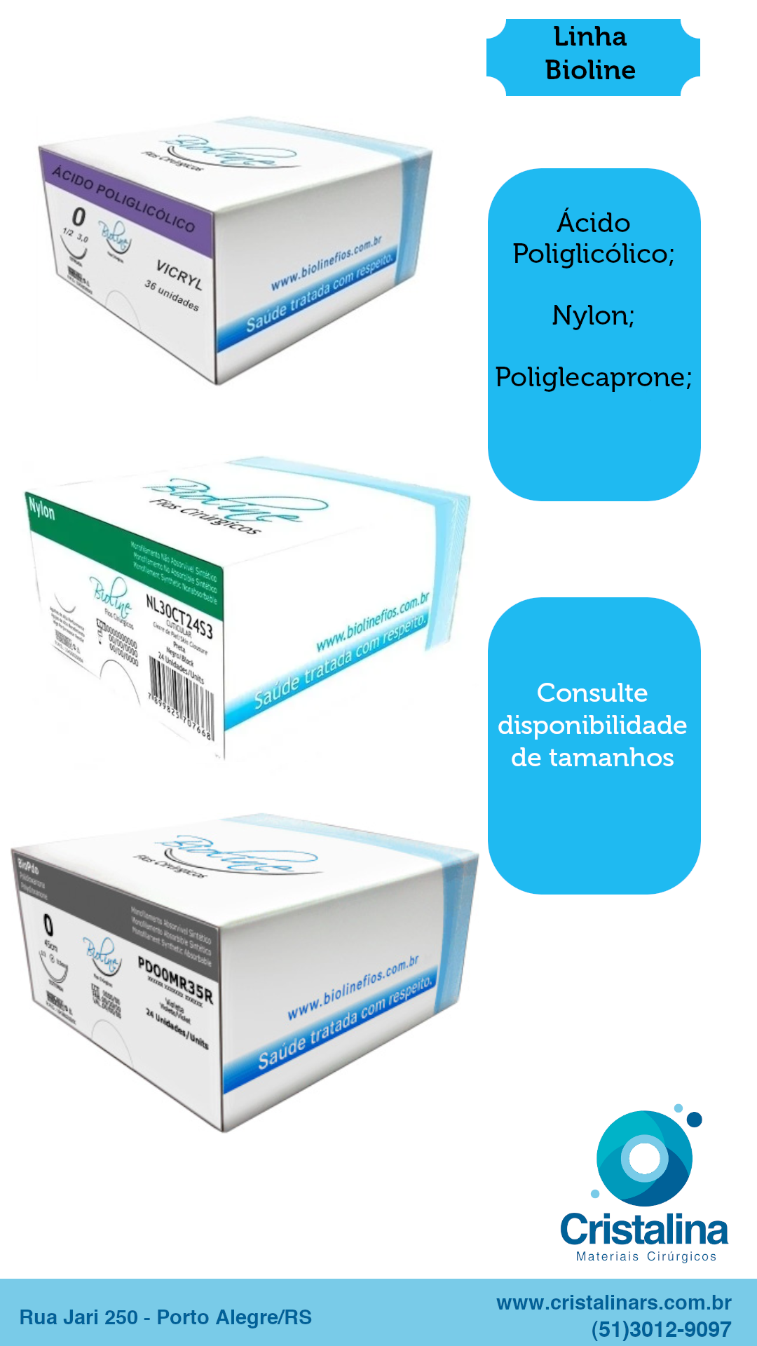 Fio de sutura, fio vicryl, fio caprofyl, poliglecaprone, PDO, fio PDO, 
